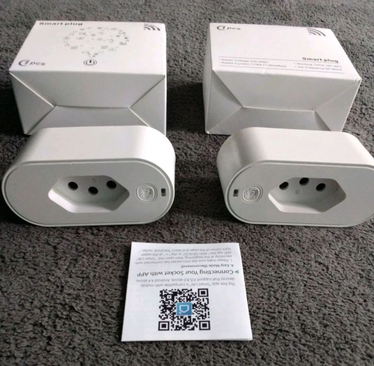 Kit 2 tomadas inteligentes smart plug