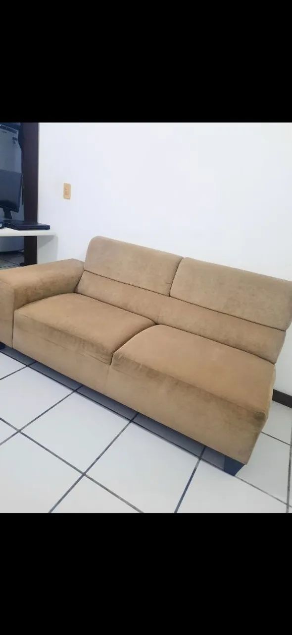 Sofá 2 lugares bege  - Foto 5