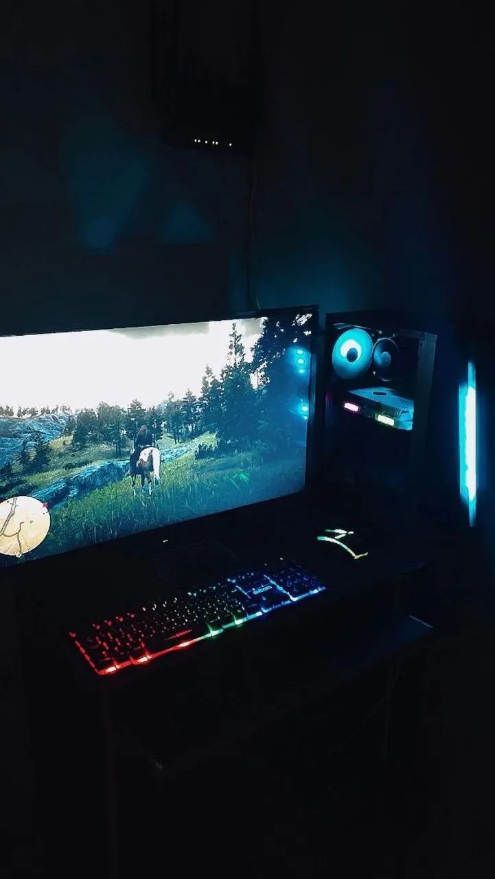 Pc Gamer i7 SSD 480GB + Nvidia GE force Rtx 3050 6GB! TV 32 polegadas! - Foto 4