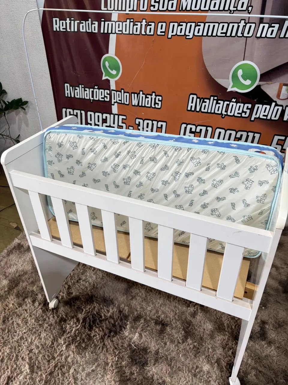 Berço mini com colchão (entrego) - Foto 3