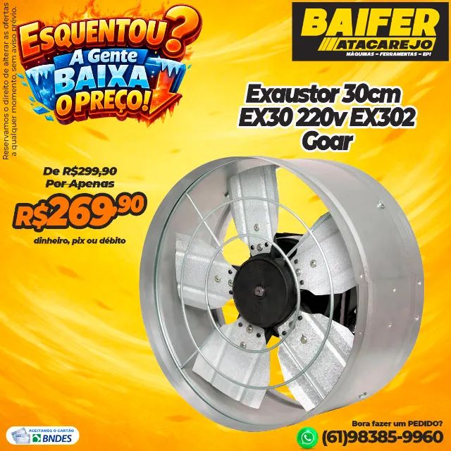 Exaustor EX30 220v EX302 Goar