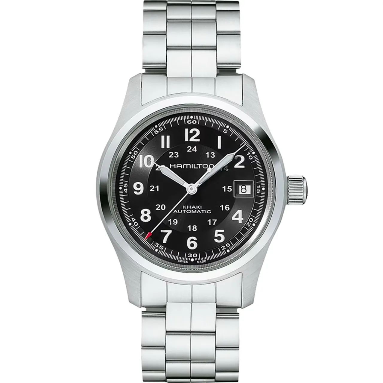 Hamilton Khaki Field Automático Preto H * - Foto 4