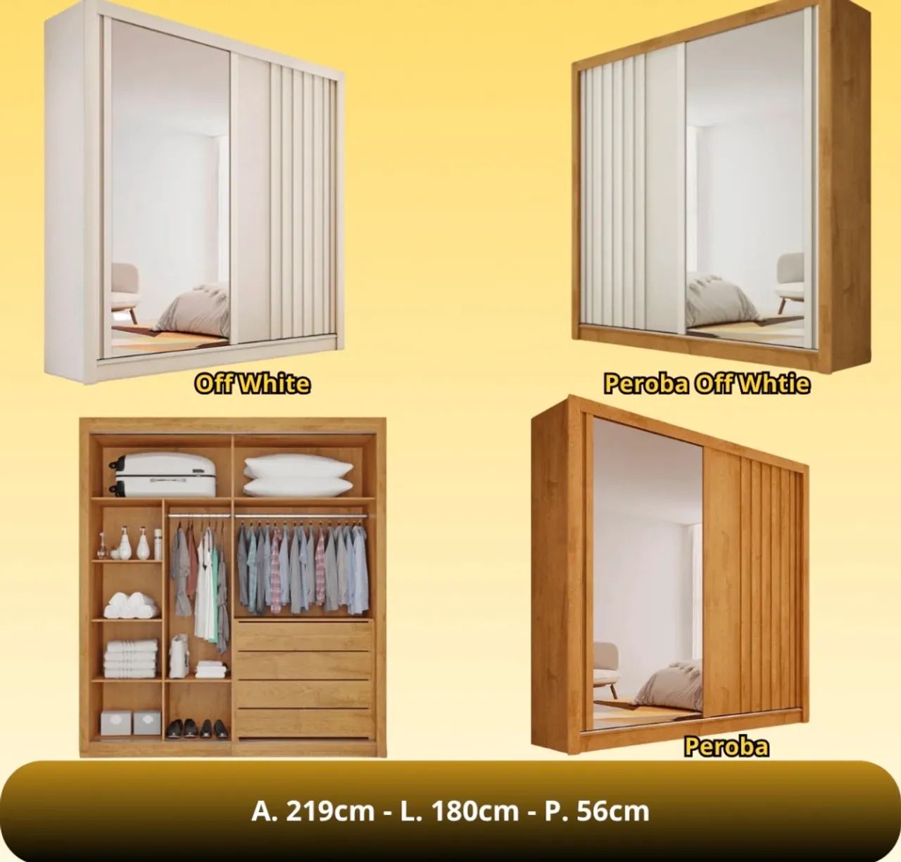 Guarda Roupa C2882 - Foto 4