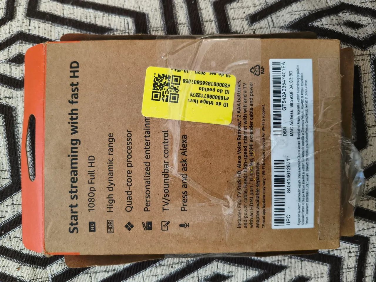Novo Amazon Fire Stick - TV FULLHD 3° geração - Foto 3