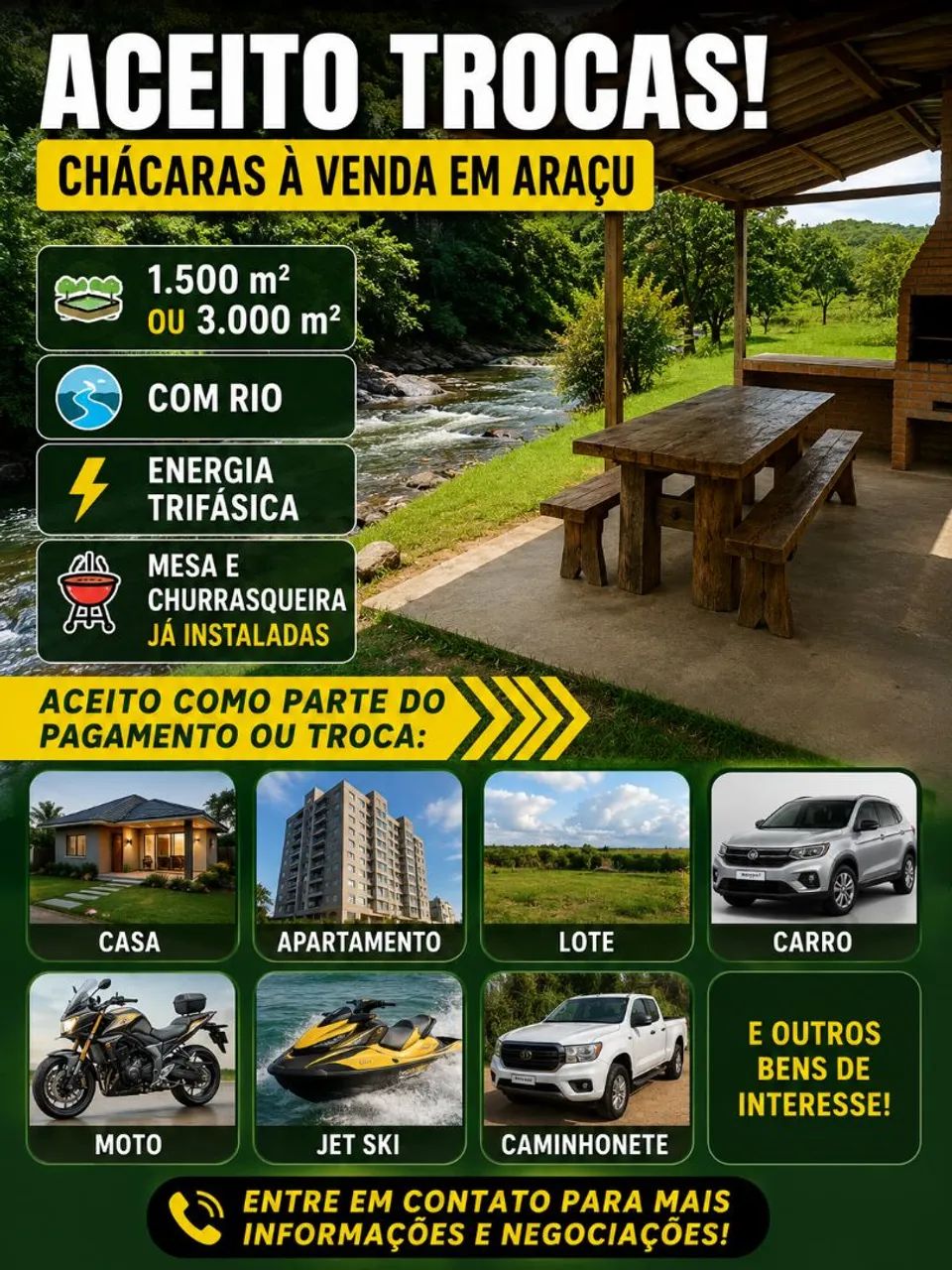 Oportunidade de compra de chácaras na planta facilitado - Foto 5