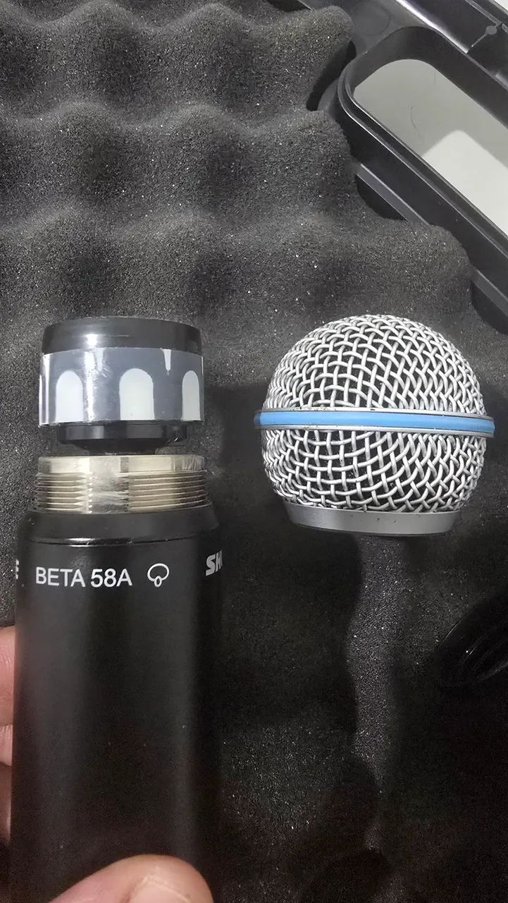 Microfone Shure Beta58a sem fio - Original - Foto 4