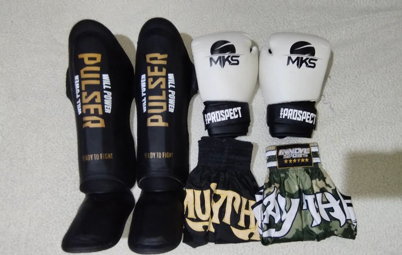 KIT MUAY THAI COMPLETO - PRONTO PARA TREINAR!