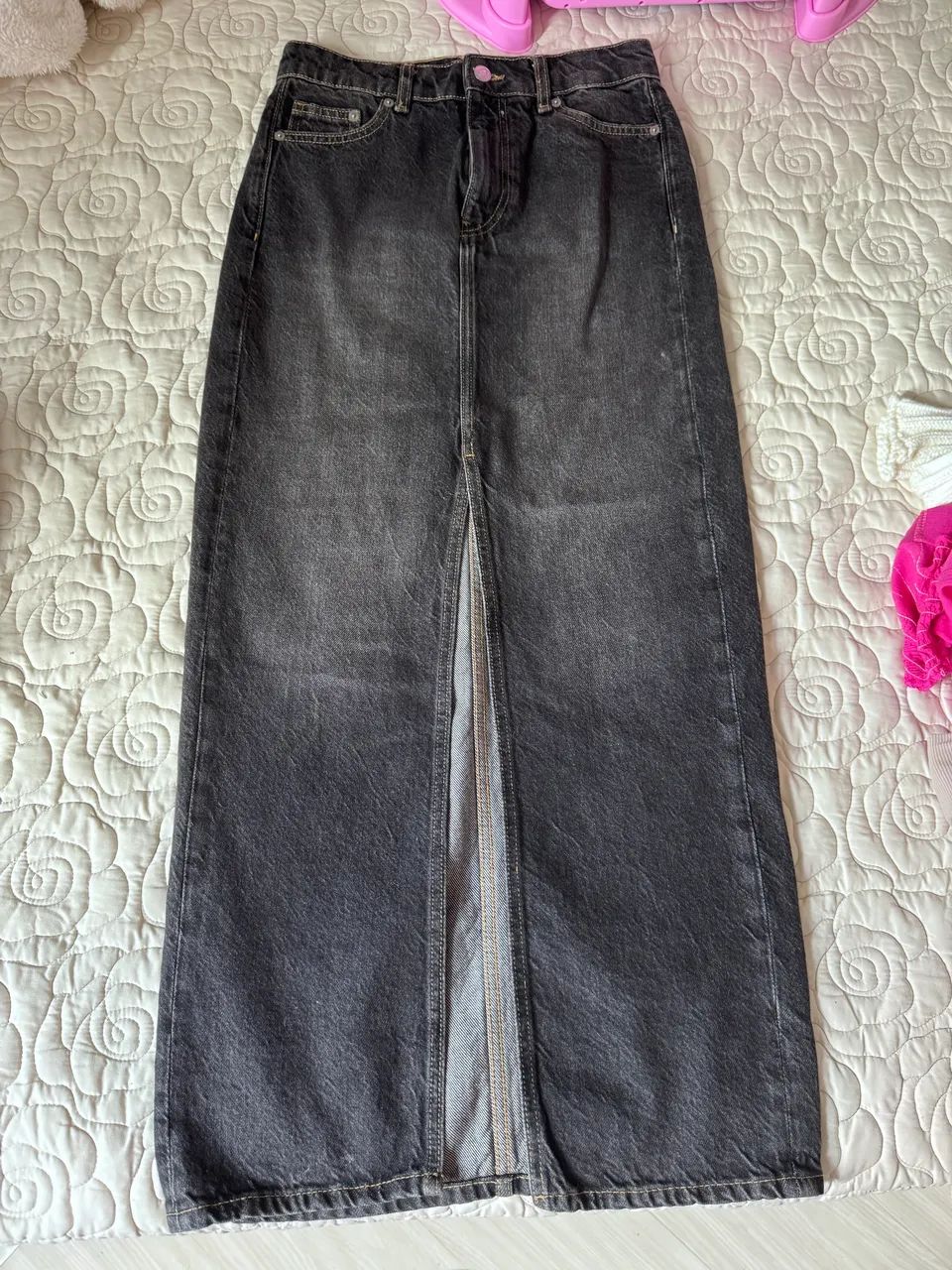 Saia longa jeans  - Foto 3