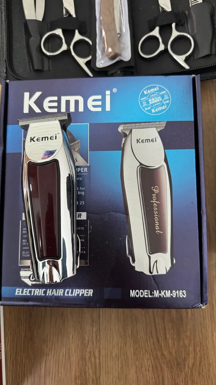 KIT MAQUINA DE CORTE BARBEIRO