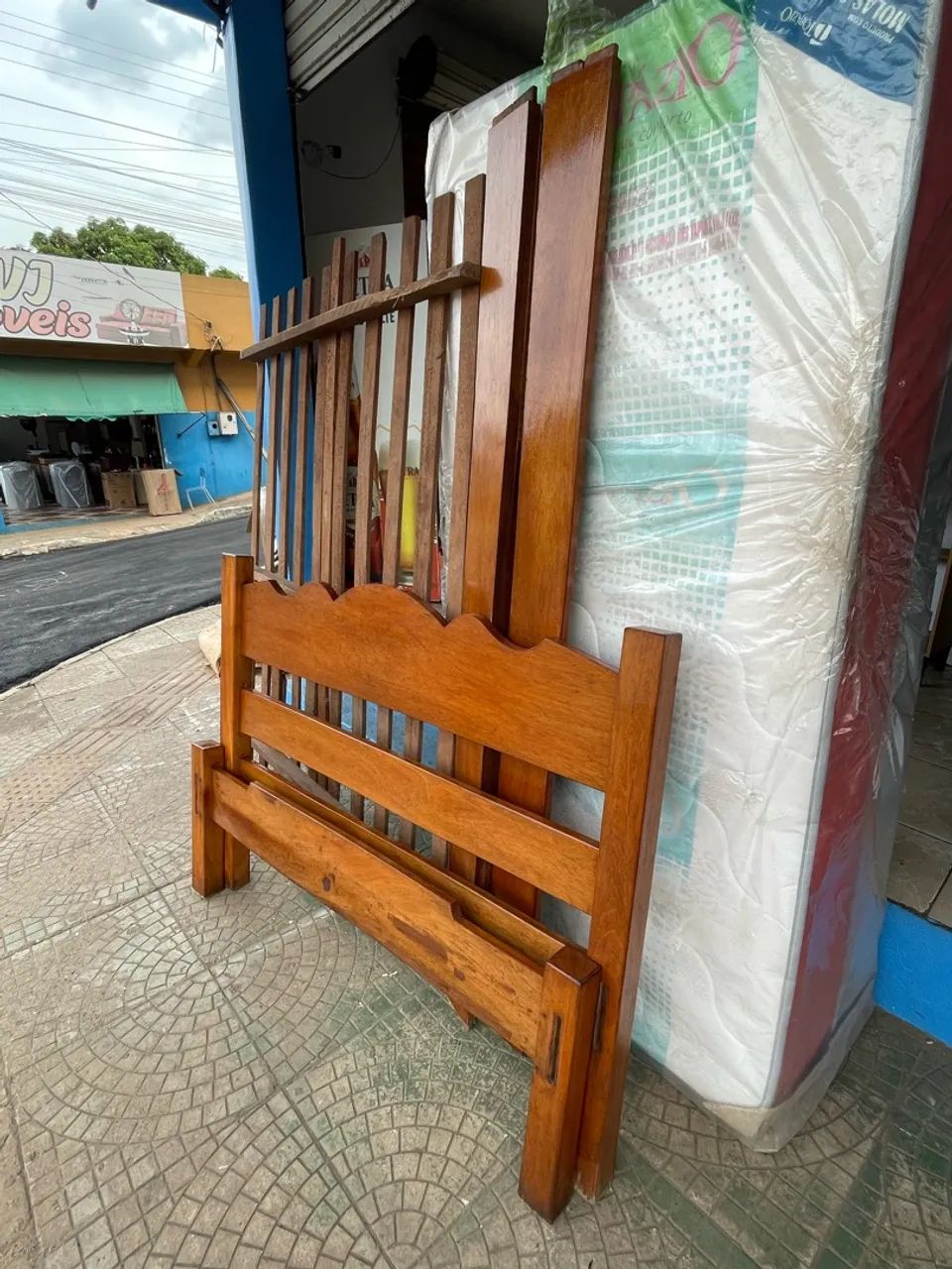 Cama de casal de madeira  - Foto 2