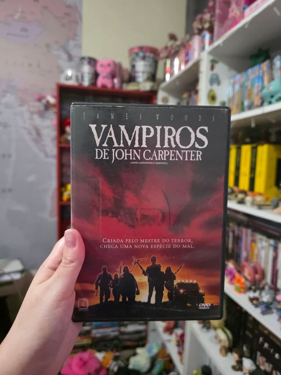 DVD Vampiros de John Carpenter com encarte interno
