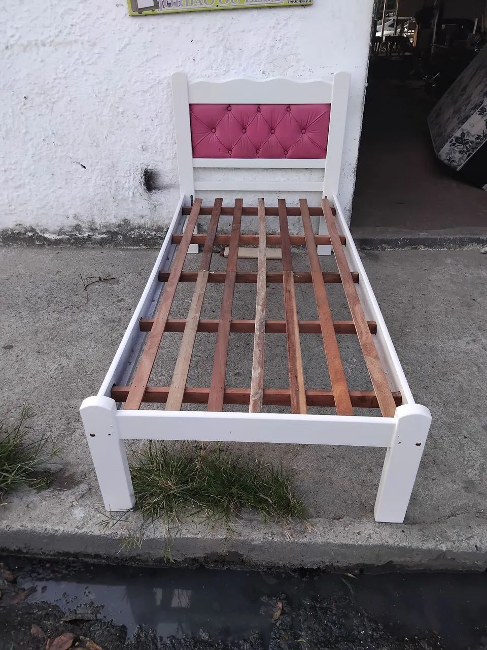 Cama de solteiro madeira maciça  - Foto 4