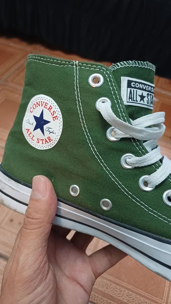 TÊNIS ALL STAR CANO LONGO VERDE  - Foto 2