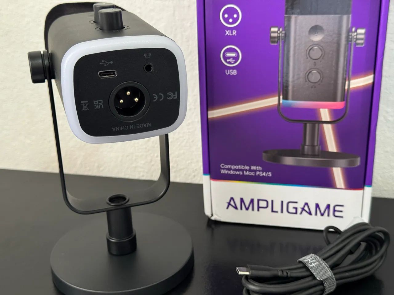 Microfone GAMER FIFINE AM8!! LACRADO!! PROMOÇÃO!! - Foto 5