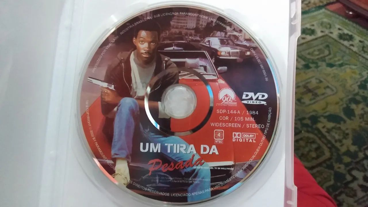 DVD original um tira da pesada ótimo estado.  - Foto 3