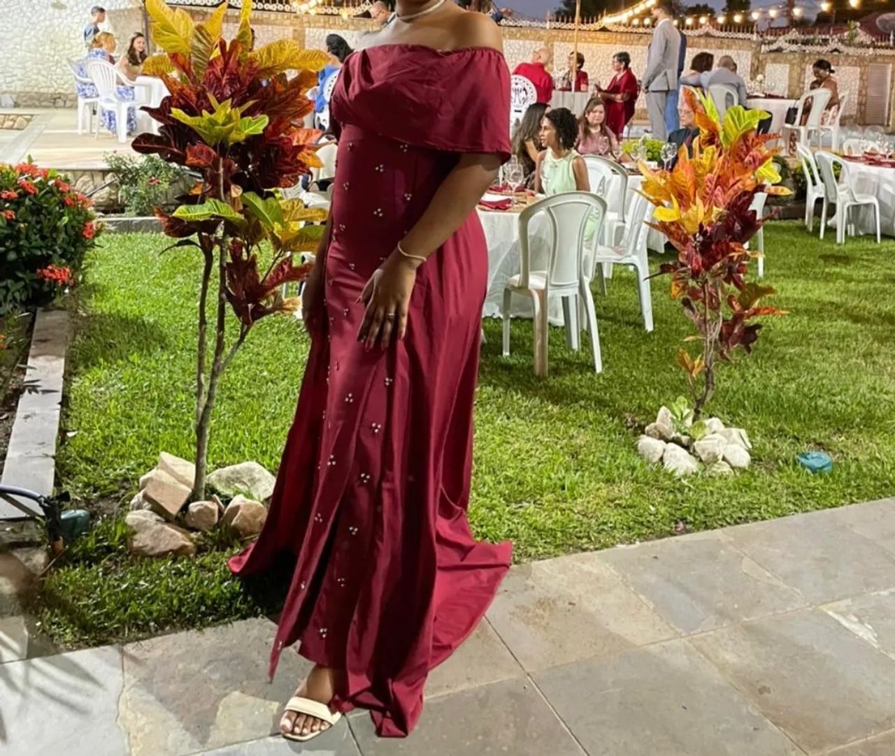 Vestido de Festa Marsala