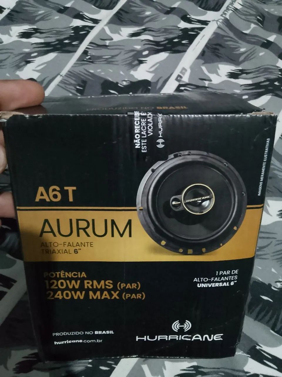 Par Auto falantes 6 polegadas Hurricane 60w - Foto 2