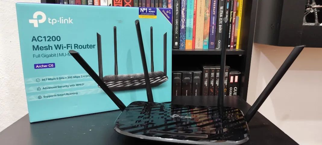Roteador Wireless TP-LINK ARCHER C6 AC1200 Giga 4 Antenas Dual - Foto 2