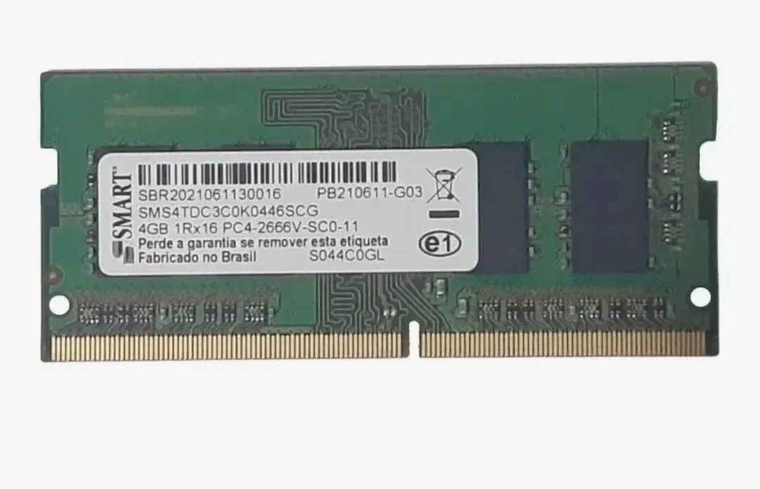 Memória ram ddr4 4 gigas excelente 