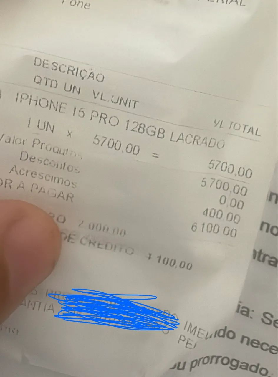 iPhone 15 Pro 128gb caixa e nota fiscal  - Foto 3