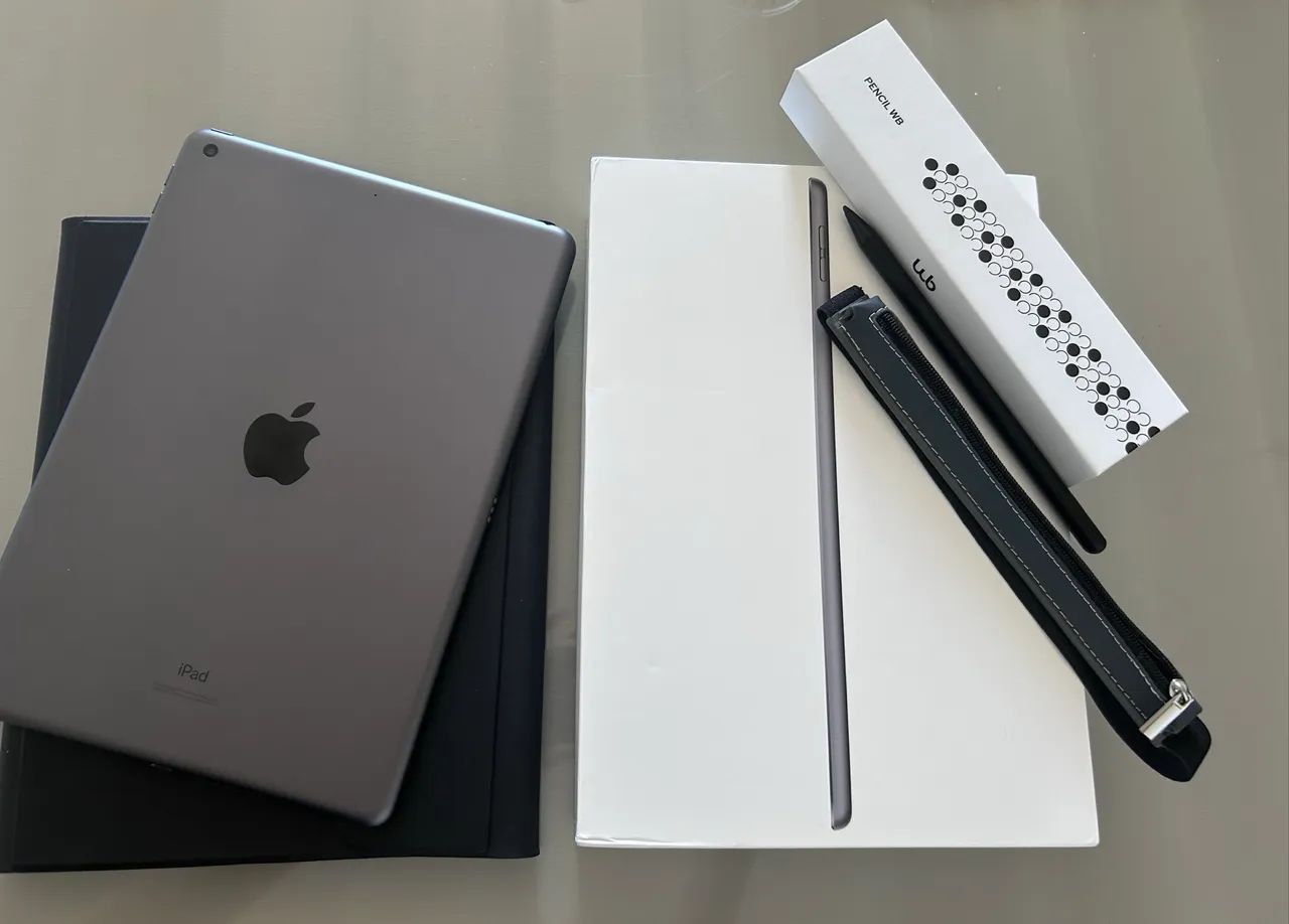 Ipad 9º geração 64gb seminovo + acessórios e capa - Foto 4