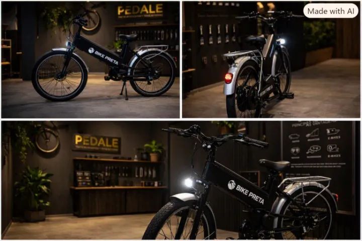 Bike elétrica SCOOTER BRASIL 800W, 48V, 26 polegadas - Foto 4