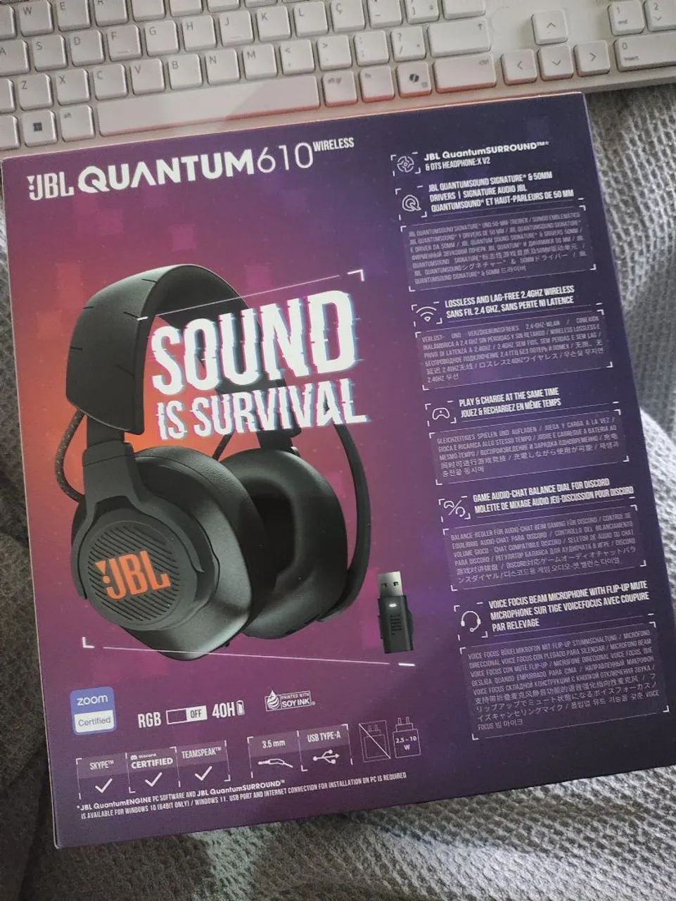Headset JBL QUANTUM 610 - Foto 2