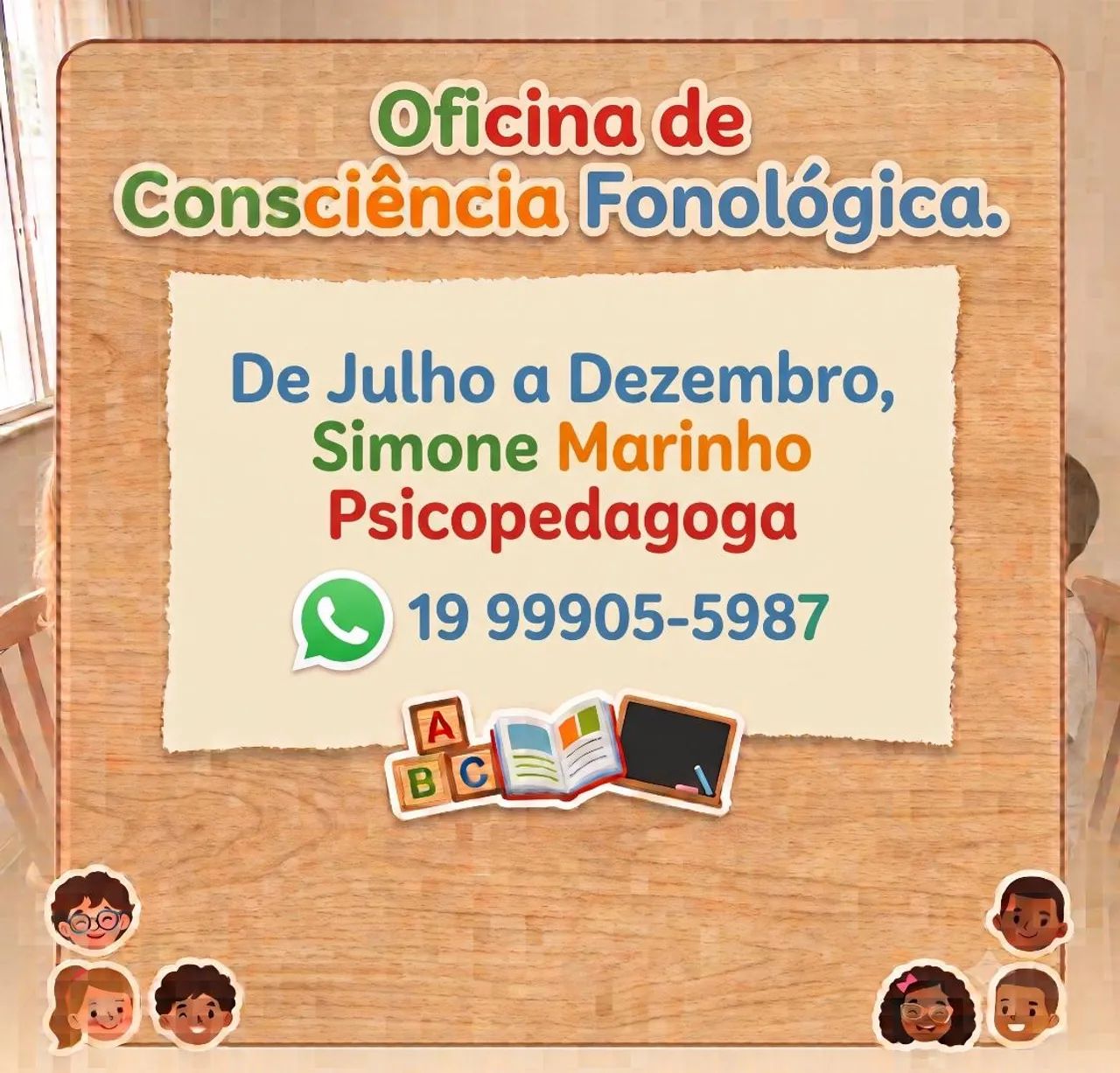 Oficina pré alfabetização  - Foto 3