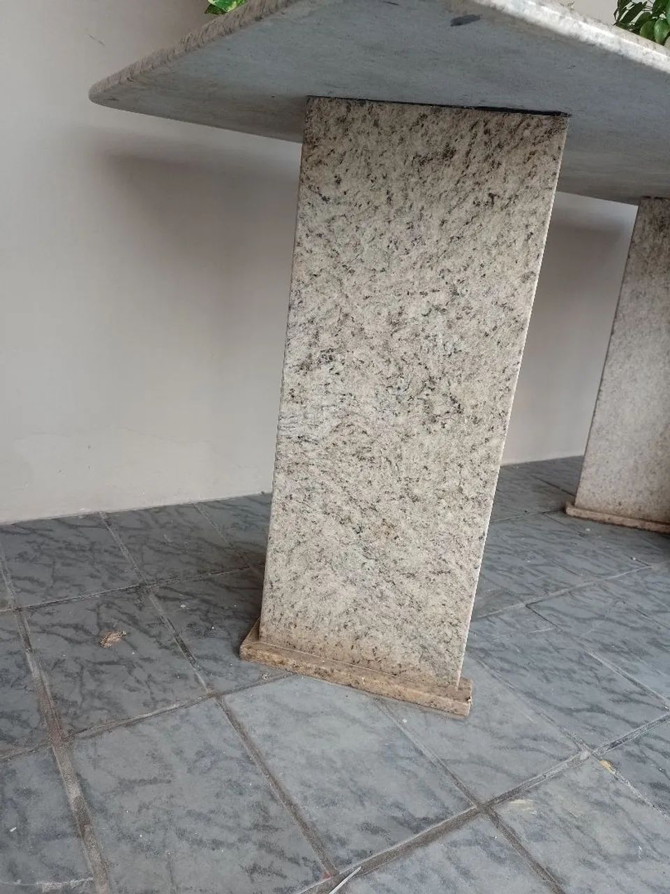Mesa granito retangular clara - Foto 2