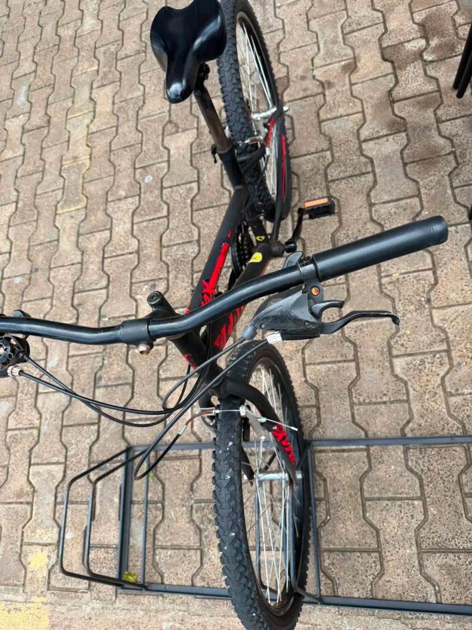 Bicicleta Caloi Aro 24 com marchas Usada  - Foto 3