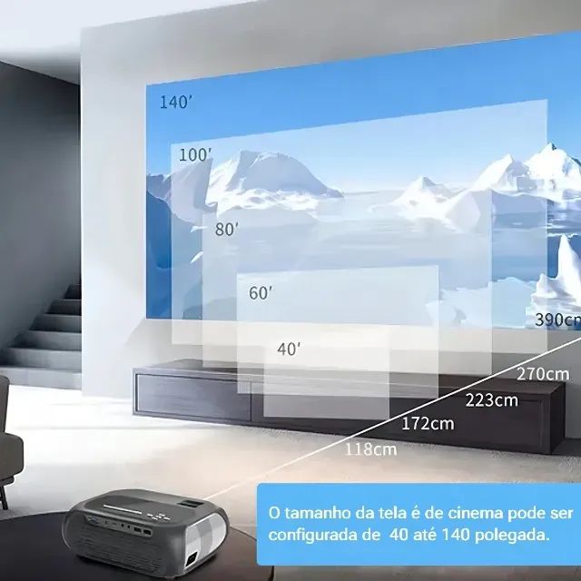 Projetor com Wifi e Espelhamento - Foto 3