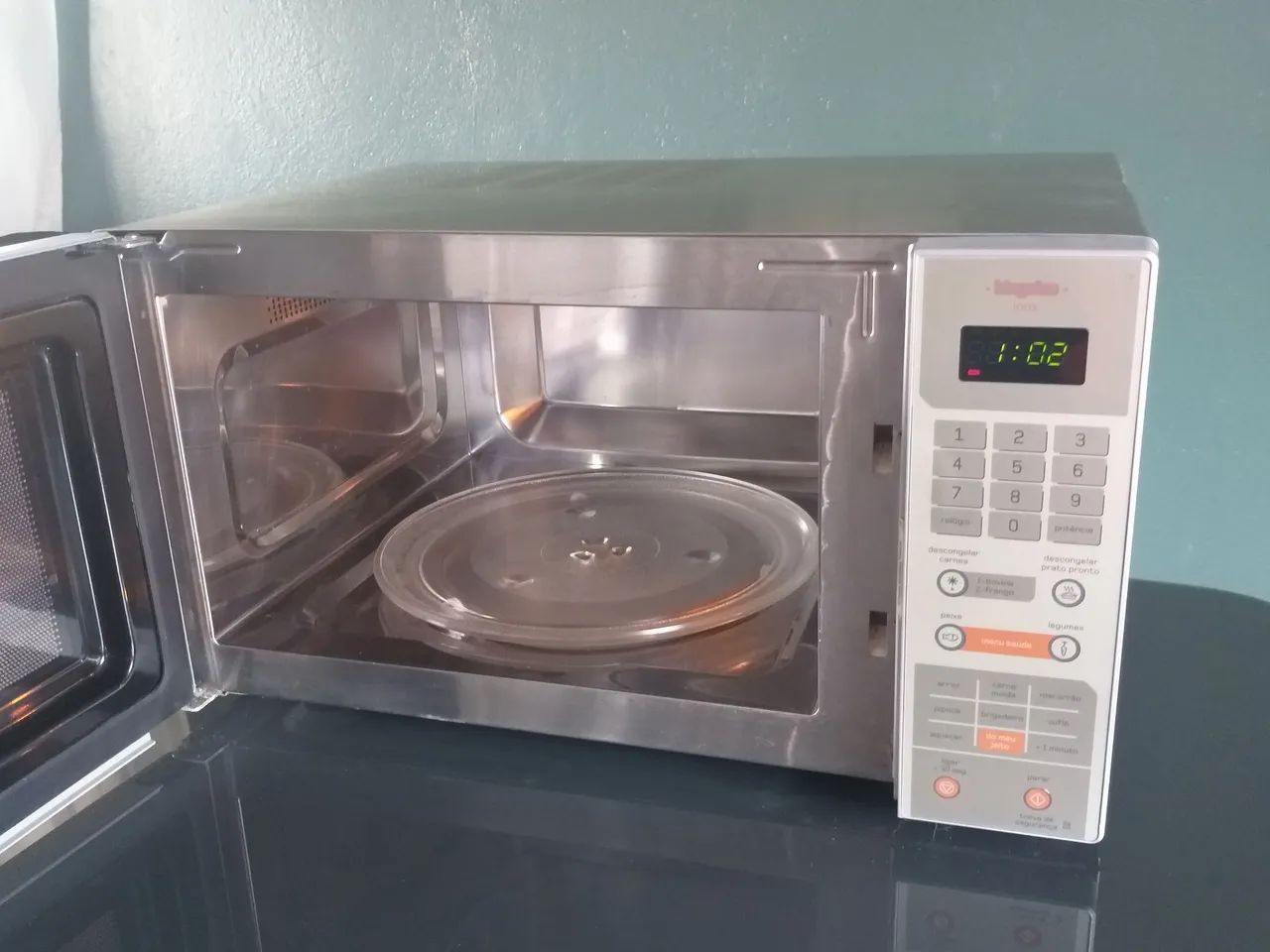Microondas Brastemp 34 litros inox  - Foto 3