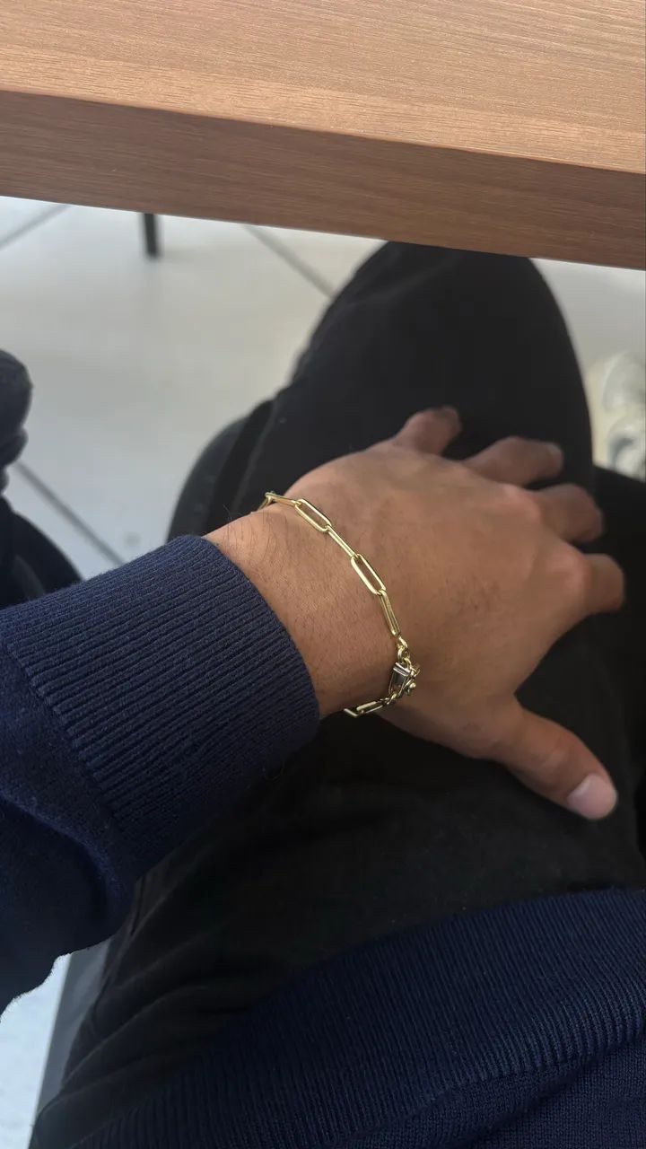 Pulseira ouro 18k maciça  - Foto 2