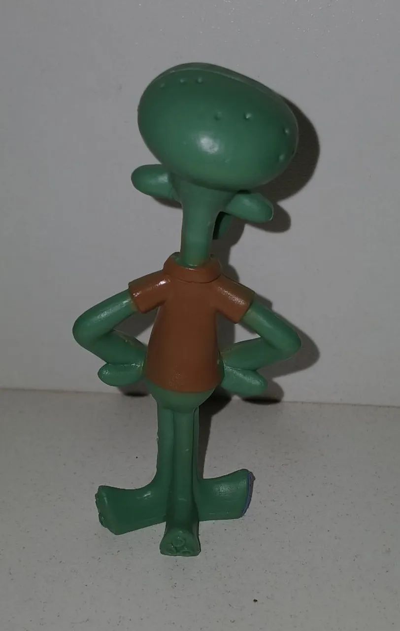 BONECO MINIATURA BOB ESPONJA LULA MOLUSCO - Foto 2