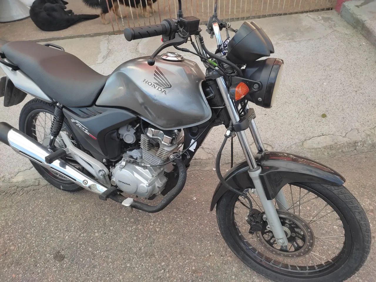 HONDA CG 150 FAN ESDI 2011 PRATA - Foto 4