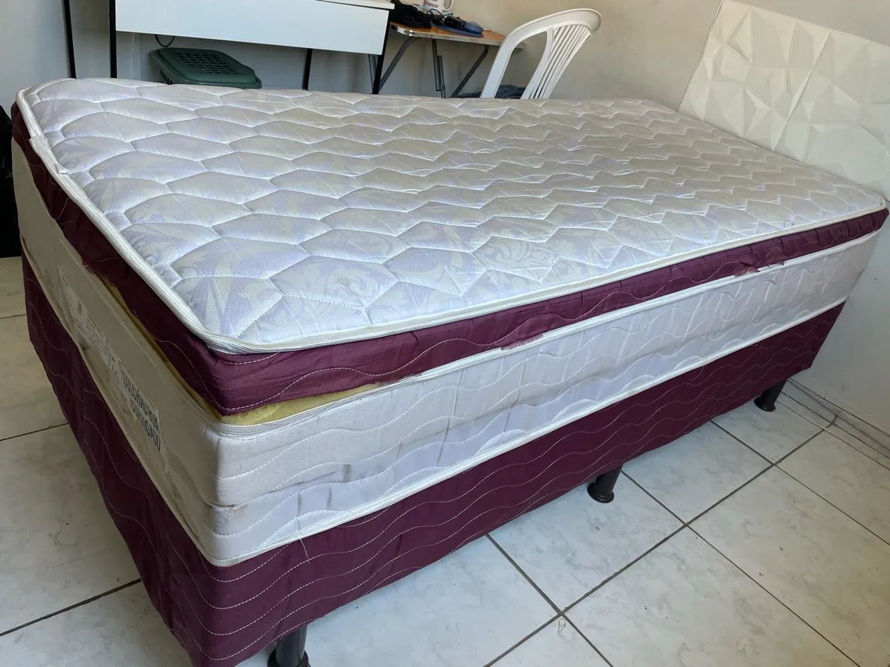 Cama box solteiro com molas  - Foto 2