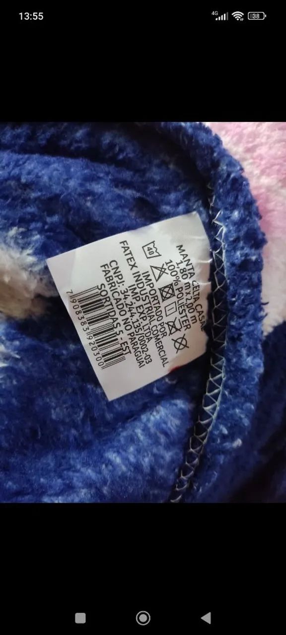 Manta casal nova.  - Foto 5