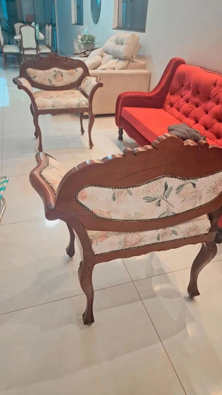 Poltronas Luis XV raras - Foto 2