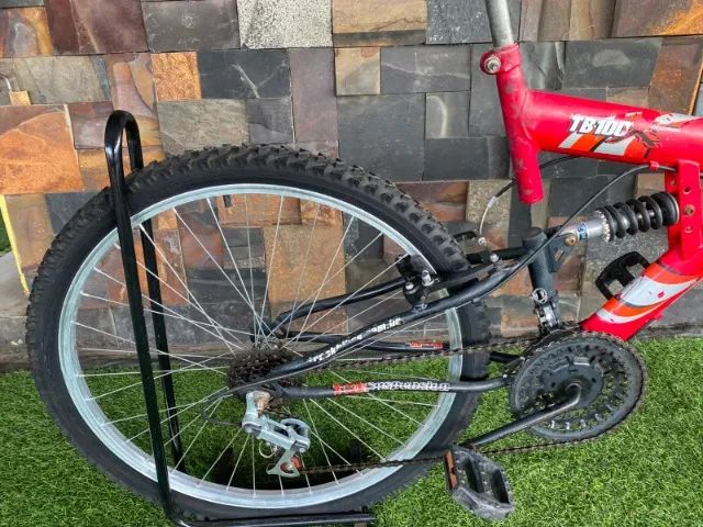 BICICLETA ARO 26 FULL USADA - Foto 4
