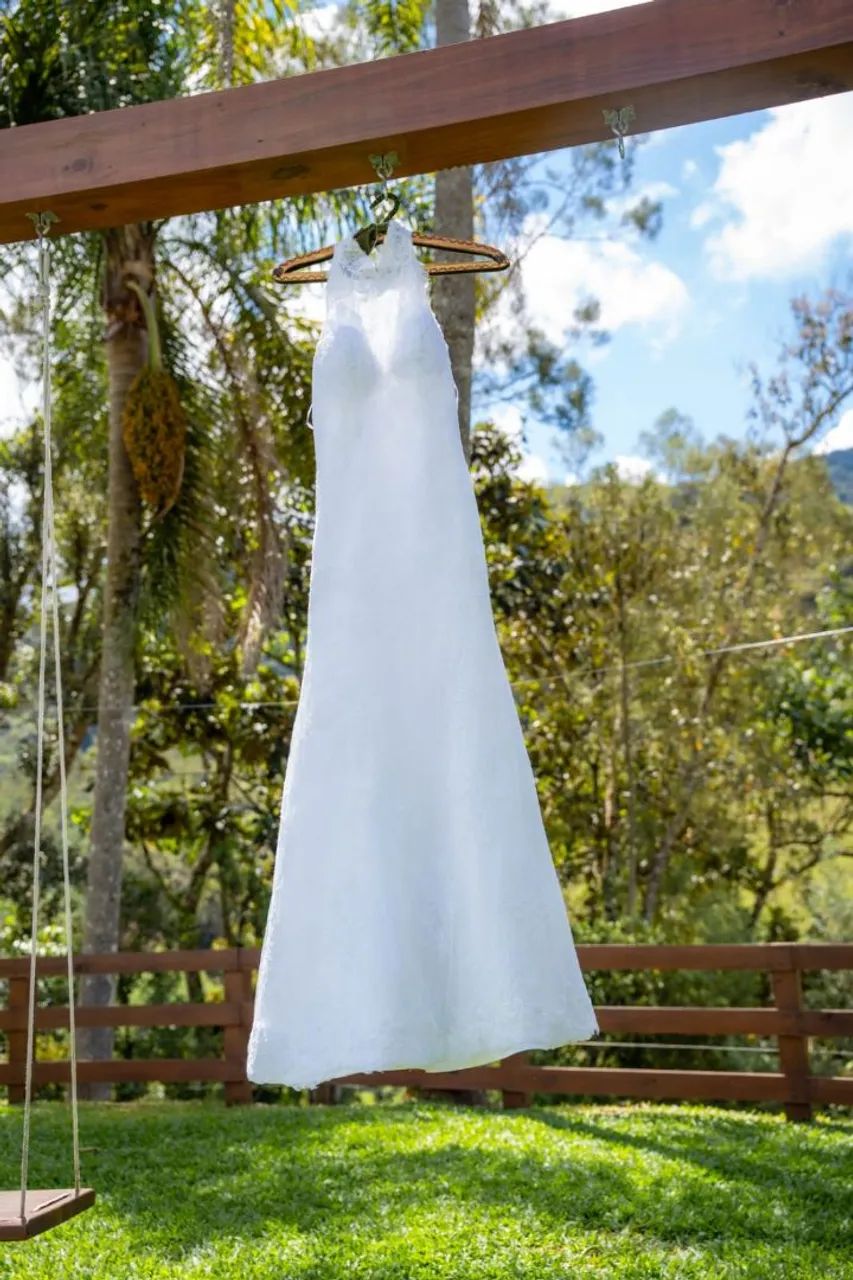 Vendo  ou troco vestido de noiva 