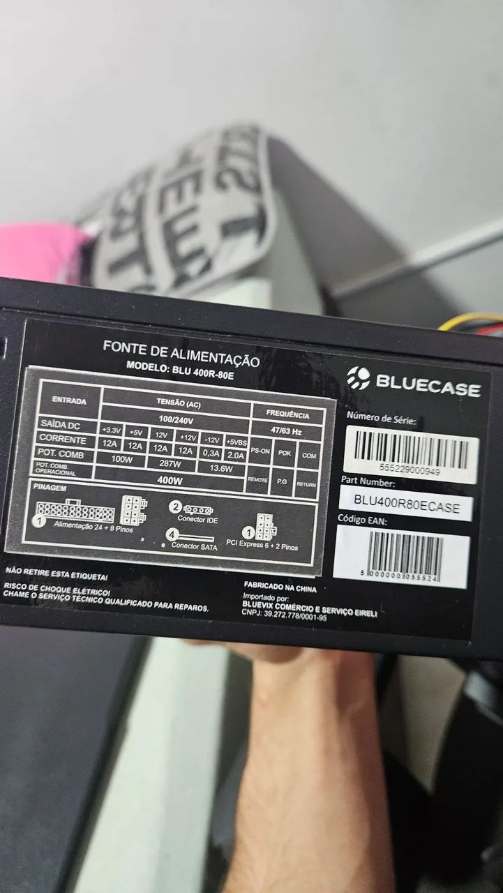 Gabinete + fans + fonte - Foto 3