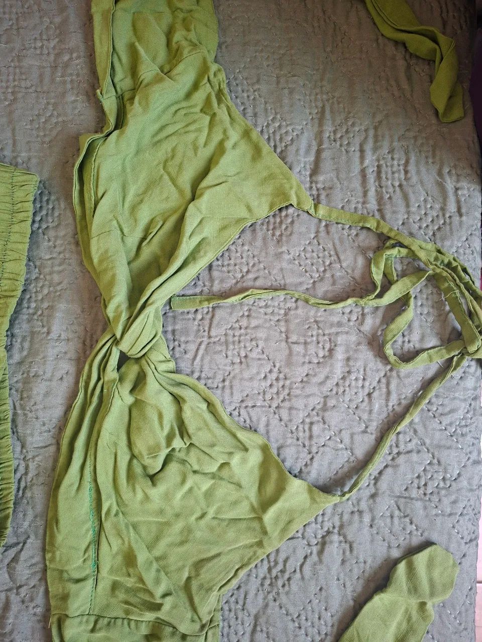 Conjunto saia verde