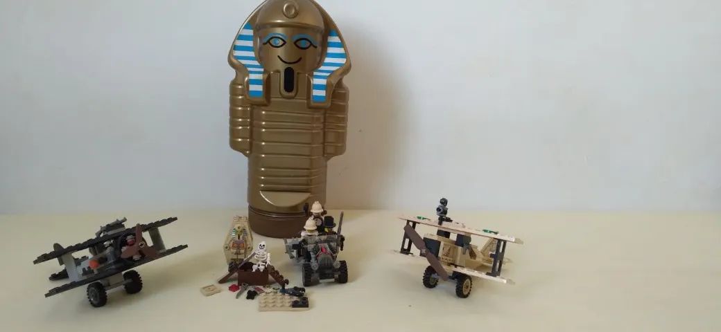 LEGO adventurers egito 5909 e 5928 + sarcófago gigante e instruções - Foto 3