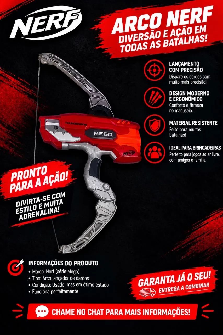 Nerf N-Strike Elite Mega Thunderbow. (Arco)