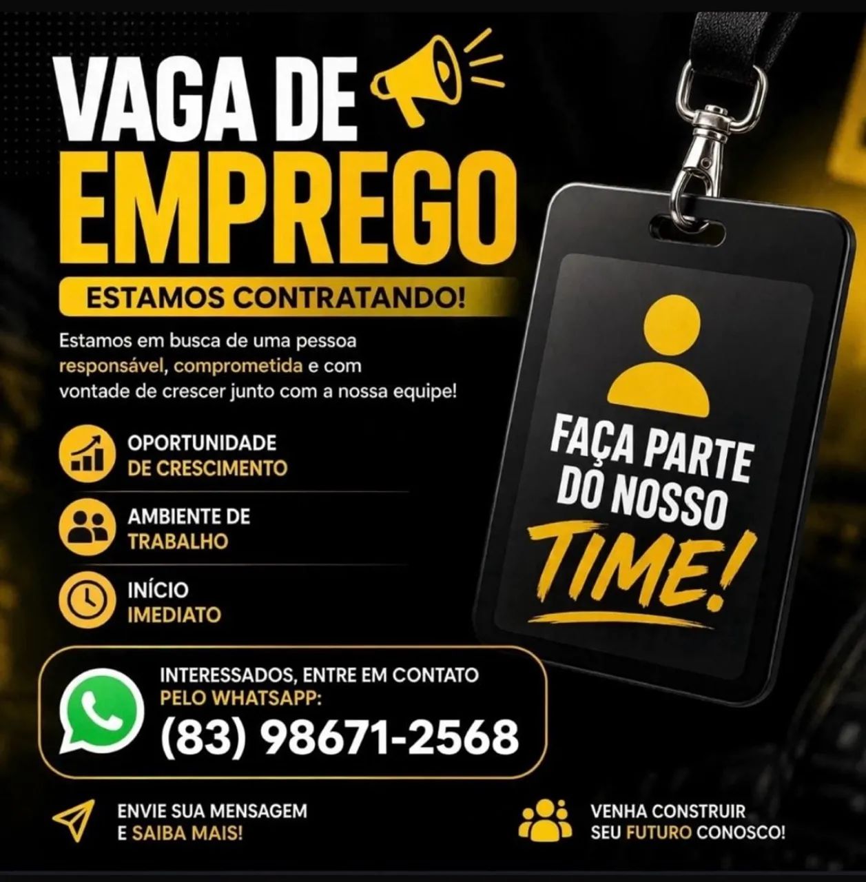Vaga de Emprego 