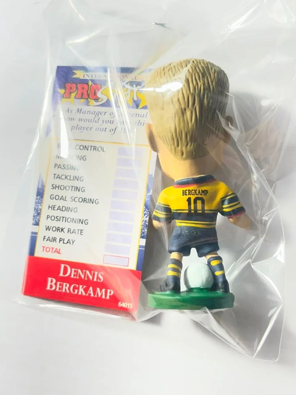 Prostars Corinthian mini craque do holandês Bergkamp com uniforme