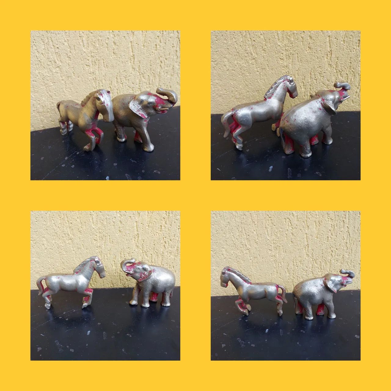Miniatura estatueta colecionáveis 