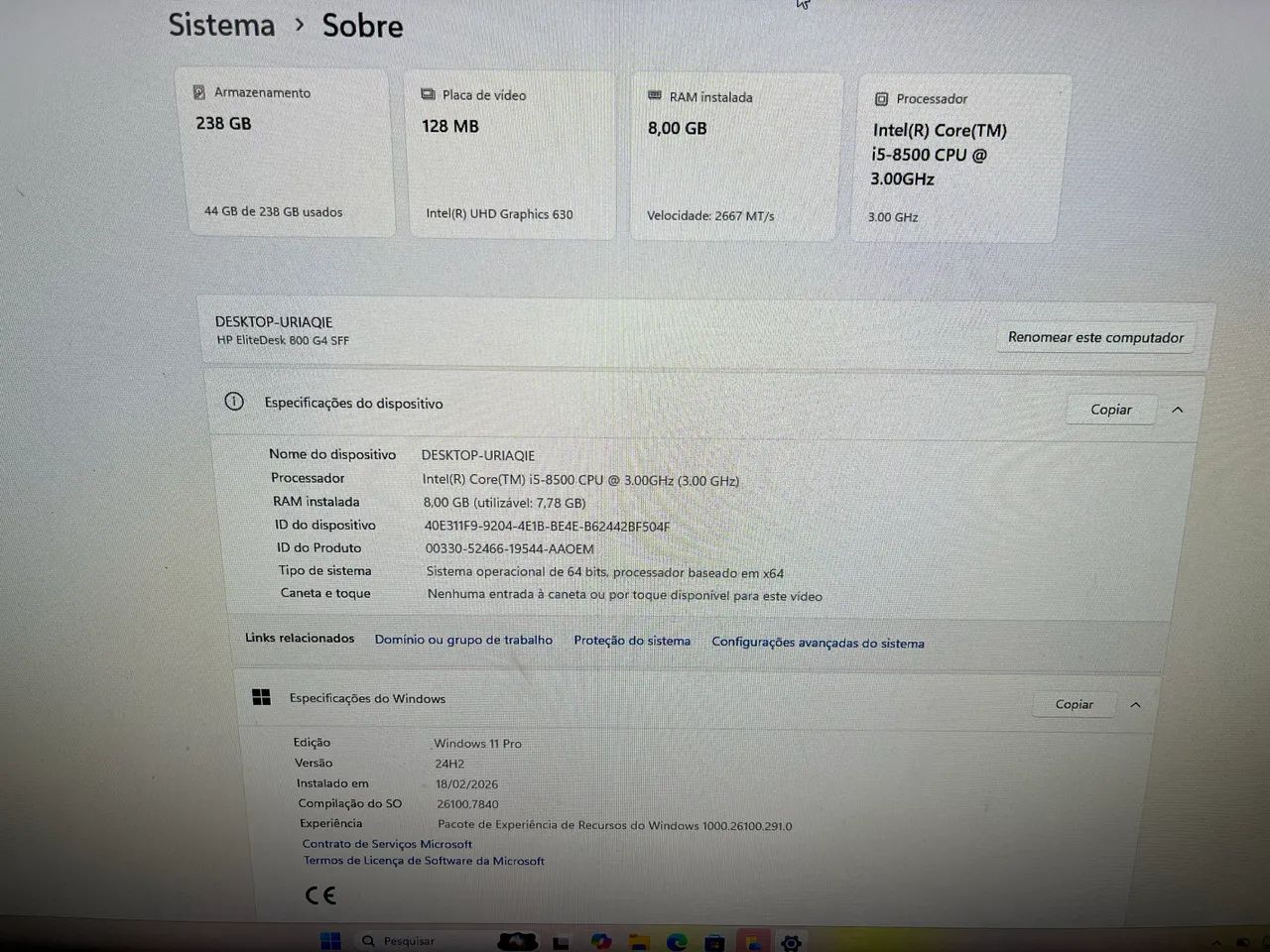 HP Elitedesk G4 - Foto 4