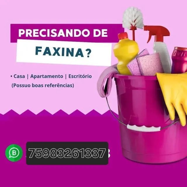 Faço faxina 