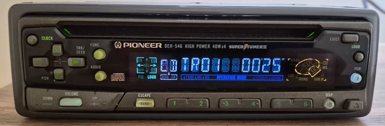 CD Player Pioneer DEH 546 Bluetooth 